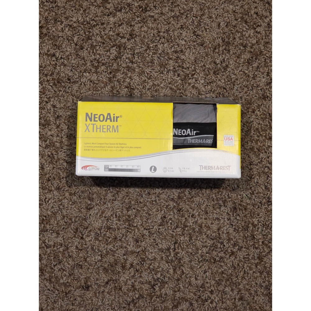 Therm-a-Rest NeoAir XTherm Sleeping Pad Large Gray 4 Season Ultralight R-5.7